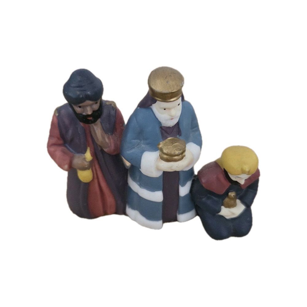 Dept 56 Little Town of Bethlehem Village Nativity 3 Wise Men Old World